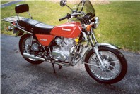 1979 Kawasaki KZ400 Red