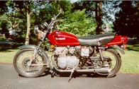 1979 Kawasaki KZ400 Red